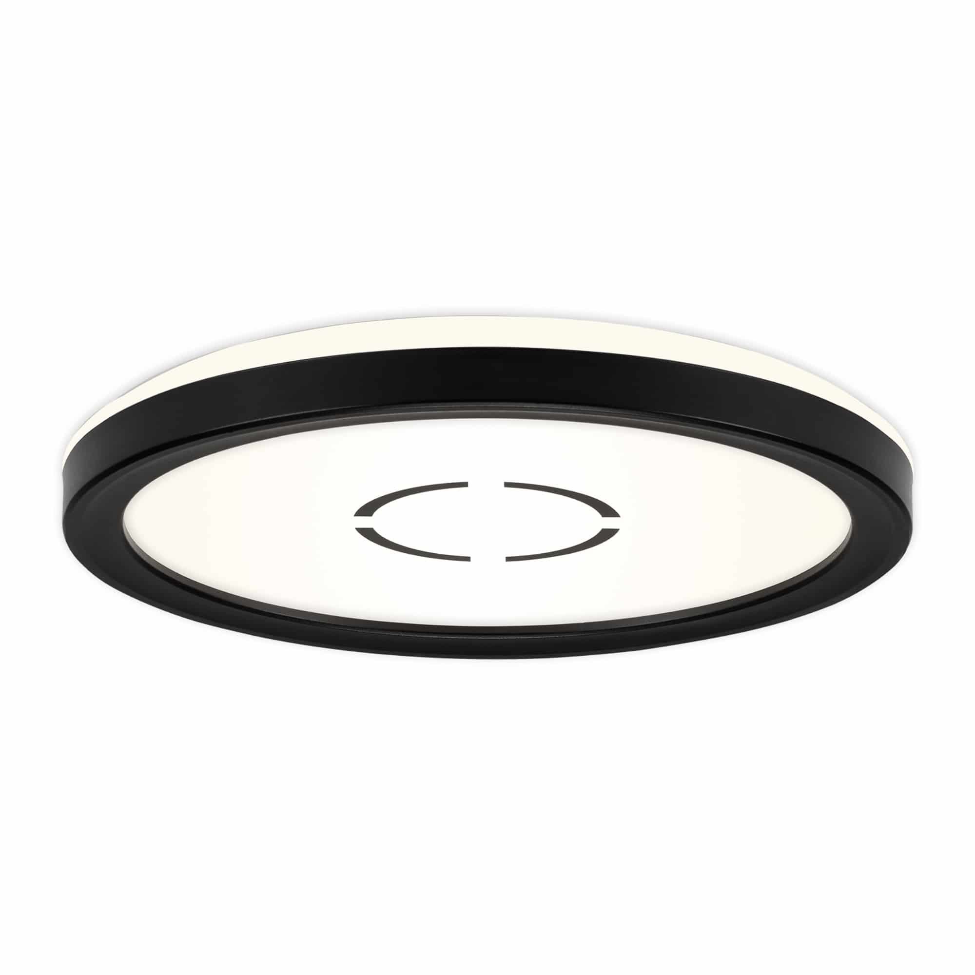 BRI 3175-015 Slim svítidlo LED panel pr. 19 cm 12W 1400lm černá - BRILONER