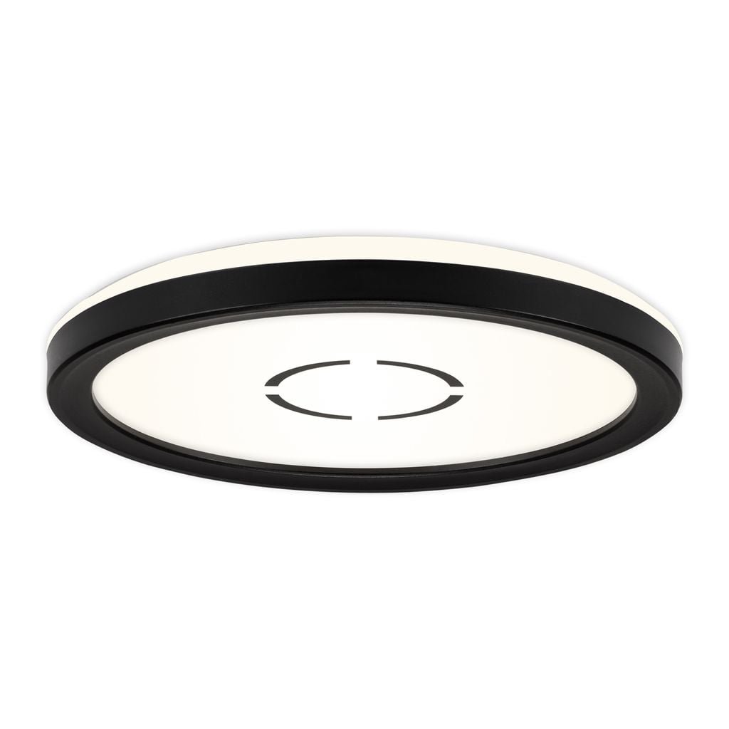 BRI 3175015 Slim svítidlo LED panel pr. 19 cm 12W 1400lm černá (starý kód: BRI 3175-015) - BRILONER