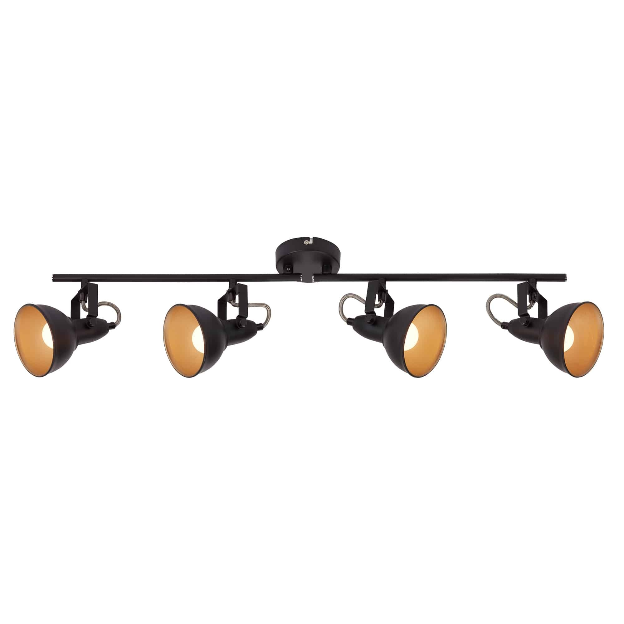 BRILO 2049-045 Bodové svítidlo 79 cm 4x E14 40W černá - BRILO