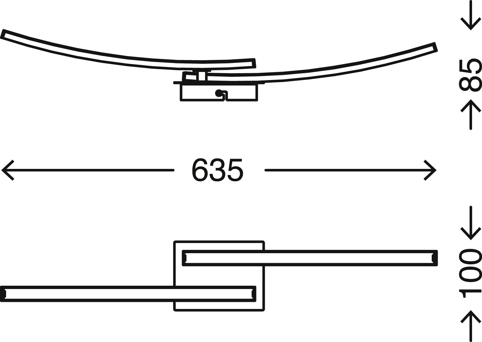 BRI 3259-029 LED nástěnné a stropní svítidlo, 63,5 cm, 12 W, hliník - BRILONER (obrázek 7)