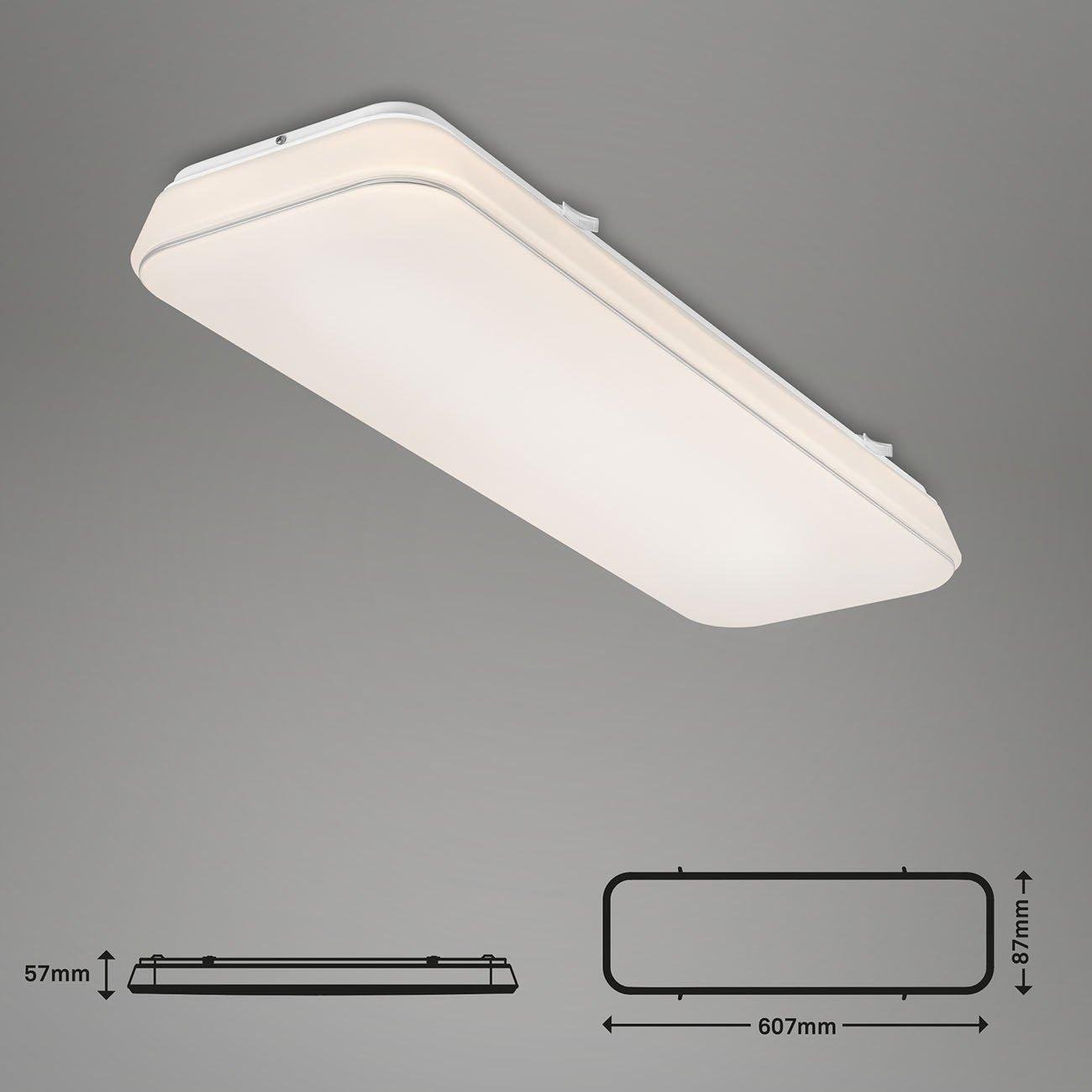 BRILO 3040-016 LED stropní svítidlo 60,7 cm 24W 2800lm bílé - BRILO (obrázek 4)