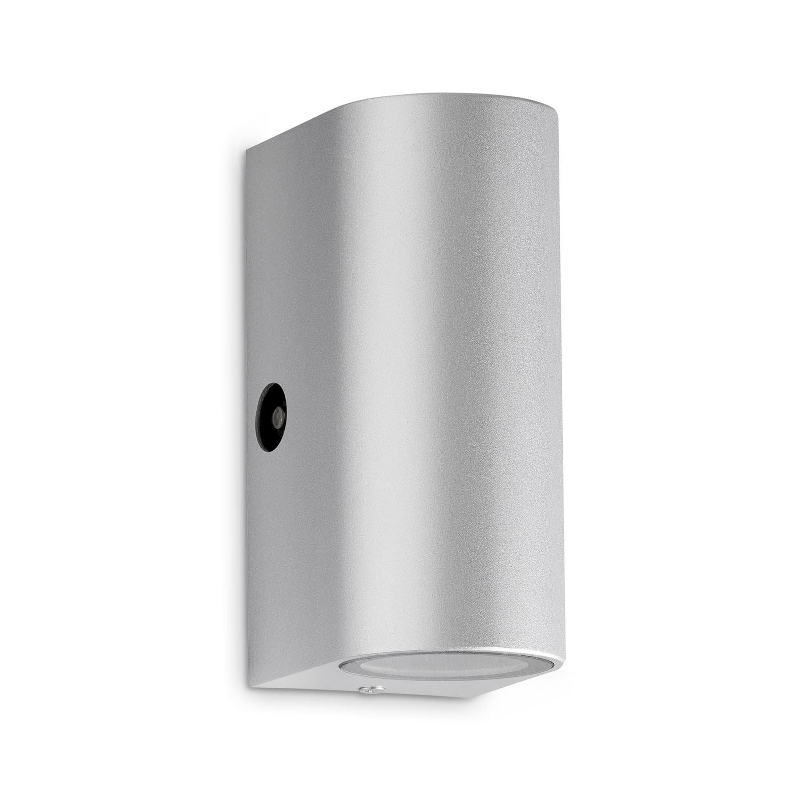 TF 307104TF TELEFUNKEN LED venkovní nástěnné svítidlo s čidlem, 15,1 cm, 10 W, stříbrná - BRILONER