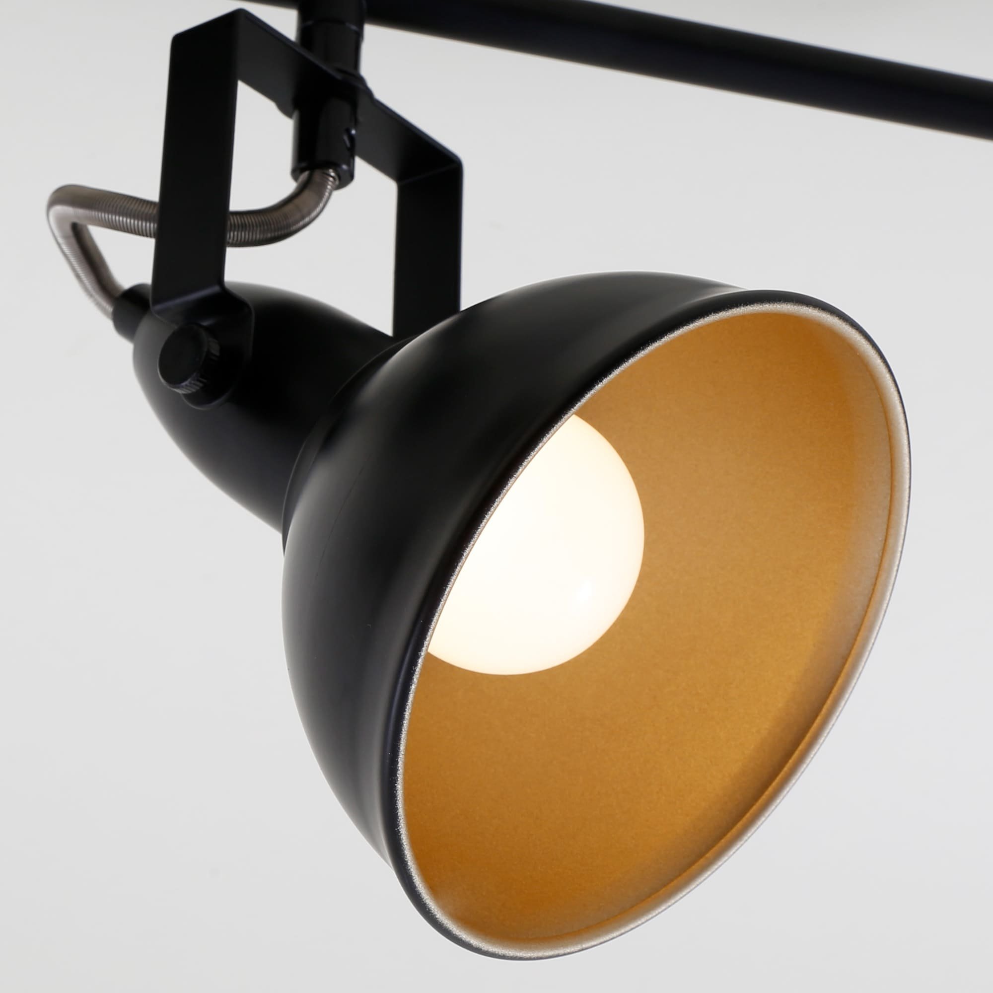 BRILO 2049-035R Bodové svítidlo pr. 21 cm 3x E14 40W černá - BRILO (obrázek 5)