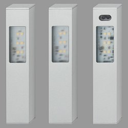 Obrázek pro produkt TELEFUNKEN 3ks sada senzor nábytkové skříňkové svítidlo, 16 cm, 2,5 W, 180 lm, hliník - BRILONER