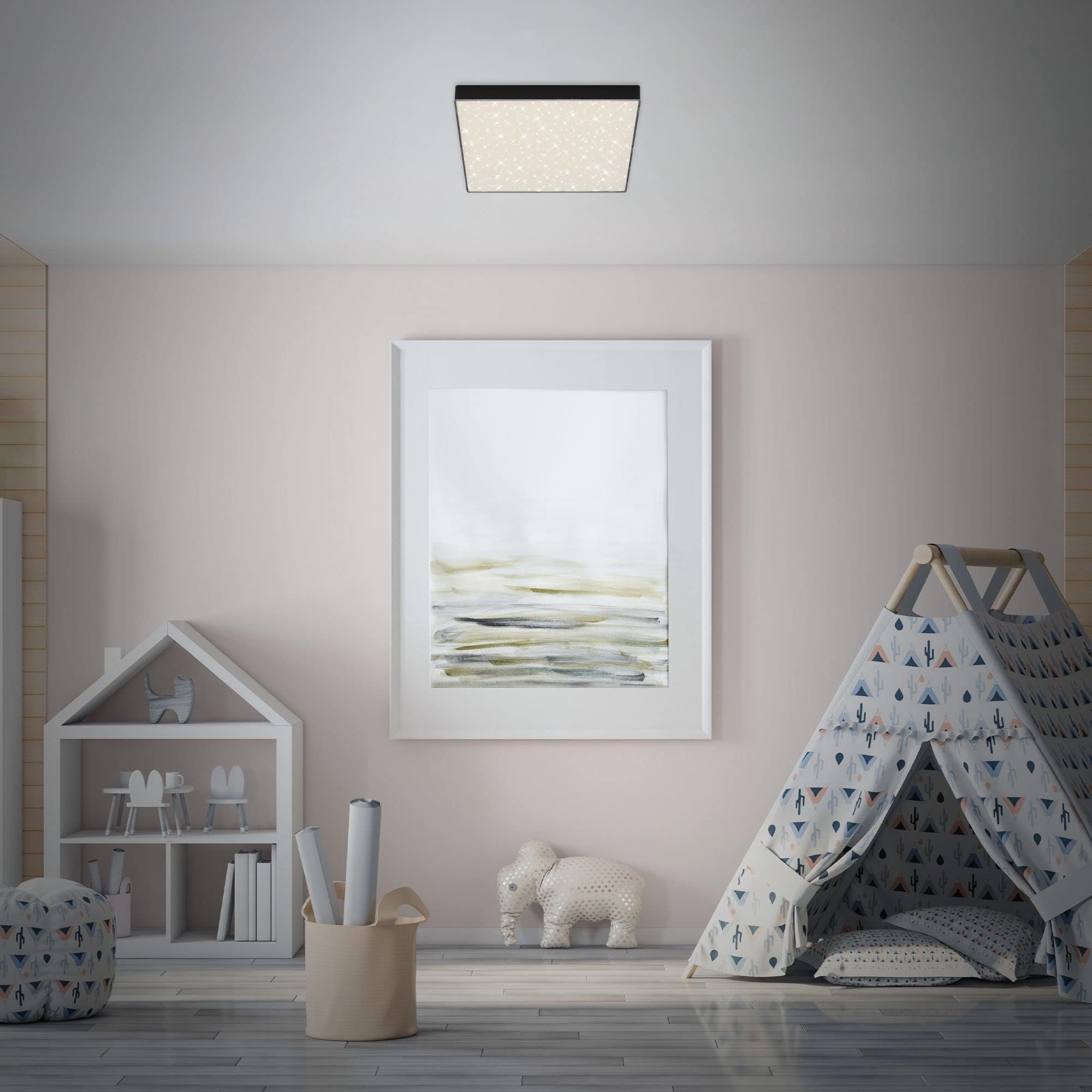 BRI 7078-415 LED stropní svítidlo hvězdné nebe, 28,7 cm, 21 W, černá - BRILONER (obrázek 3)