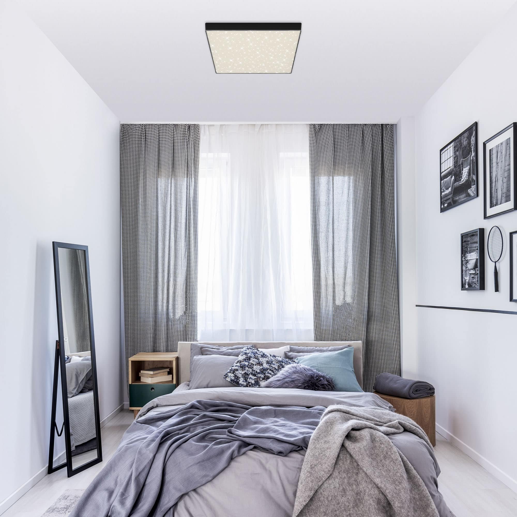 BRI 7078-415 LED stropní svítidlo hvězdné nebe, 28,7 cm, 21 W, černá - BRILONER (obrázek 4)