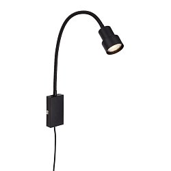Obrázek pro produkt Svítidlo k posteli s dotykovým vypínačem 69 cm 1xGU10 5W 400lm černá (starý kód: BRI 2085-015) - BRILONER