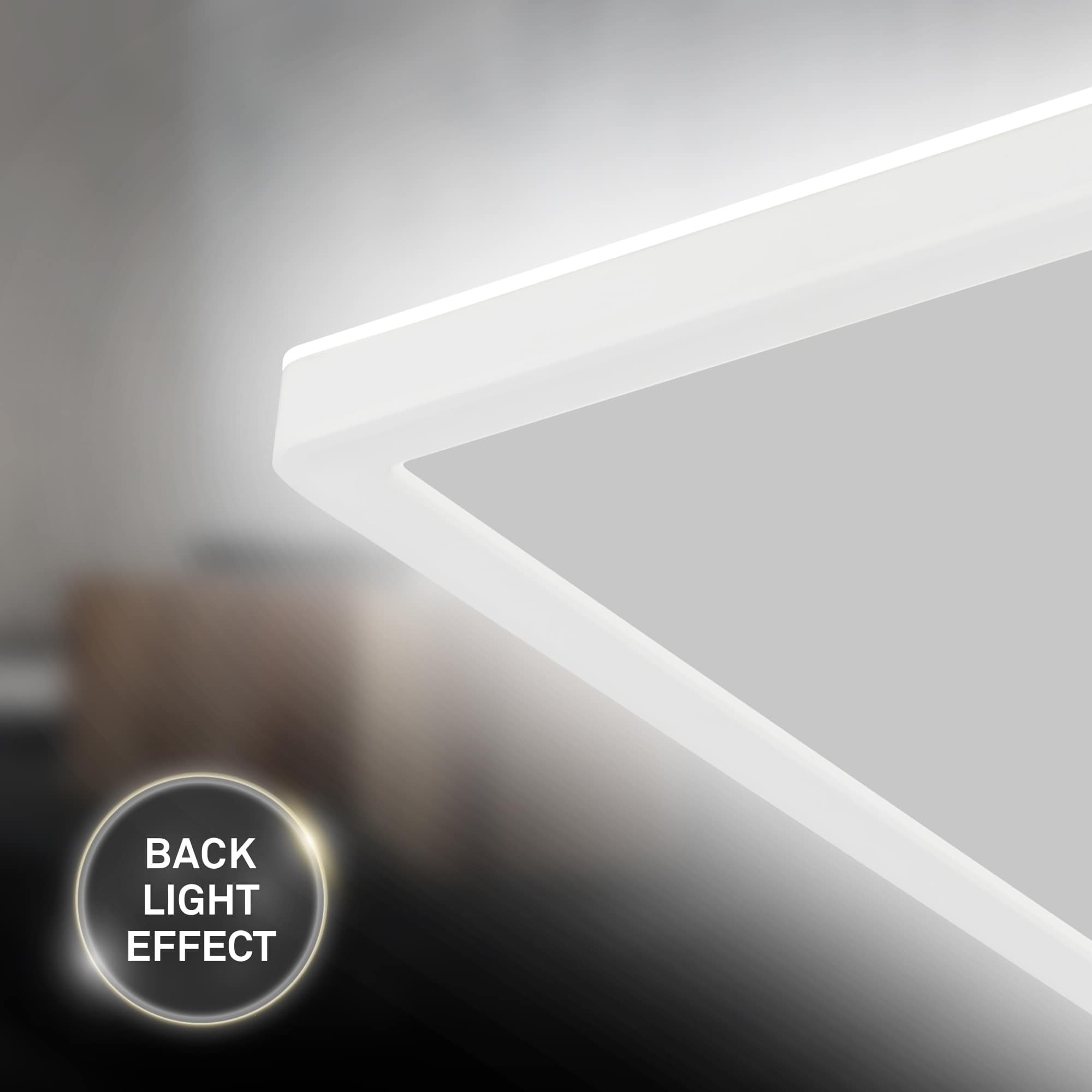 BRILO 7402-416 Ultraplochý LED panel s přímým a nepřímým osvětlením, 58 cm, LED, 22 W, 3000 lm, bílé - BRILO (obrázek 4)