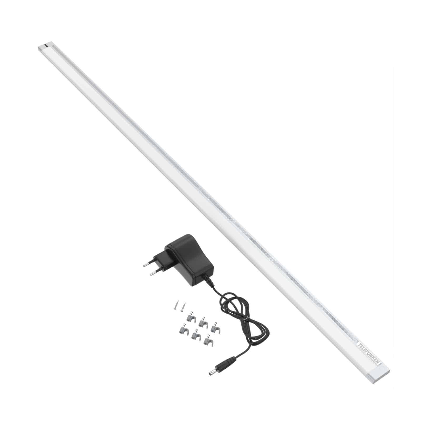 TF 201604TF TELEFUNKEN LED skříňkové svítidlo 87,3 cm 10W 1100lm stříbrná - BRILONER