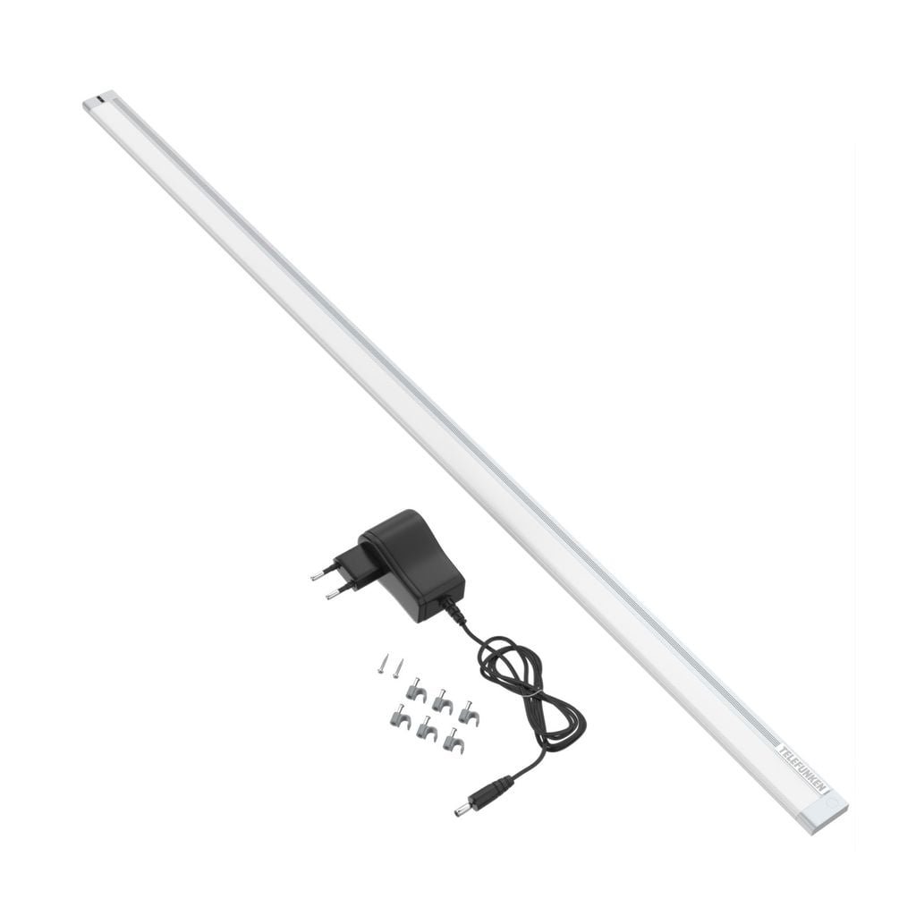 TF 201604TF TELEFUNKEN LED skříňkové svítidlo 87,3 cm 10W 1100lm stříbrná - BRILONER