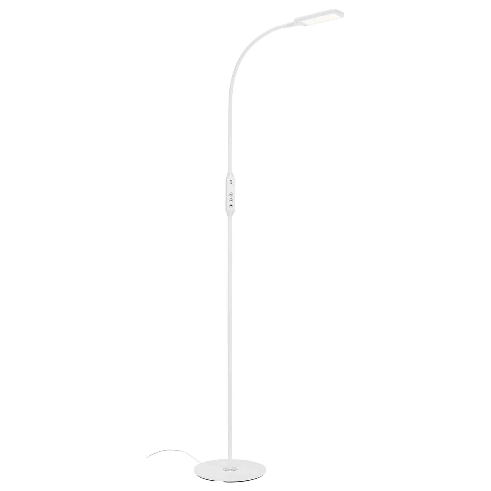 BRILO 1296-016 LED CCT stojací svítidlo s dotykovým vypínačem pr. 24 cm 7W 700lm bílé - BRILO