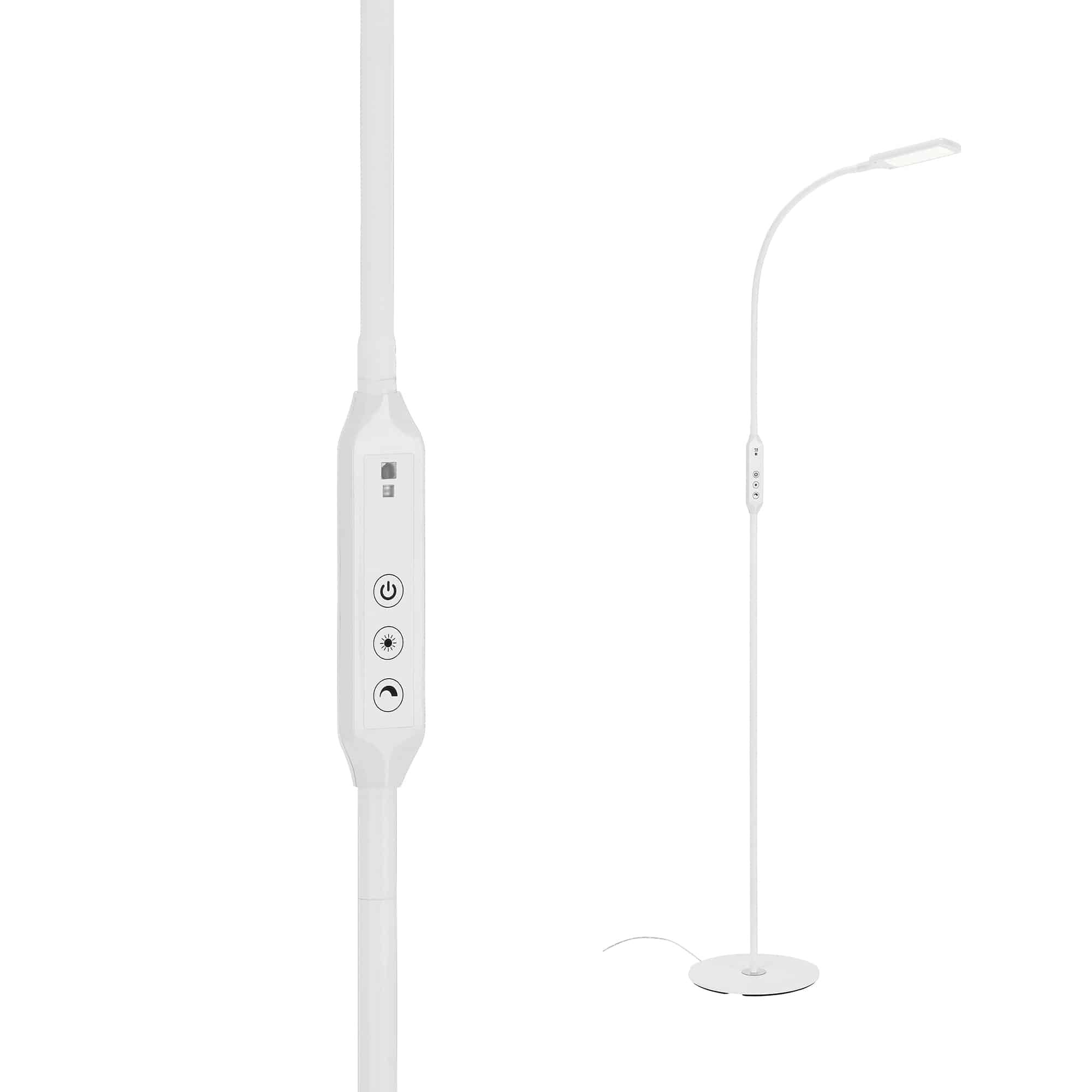 BRILO 1296-016 LED CCT stojací svítidlo s dotykovým vypínačem pr. 24 cm 7W 700lm bílé - BRILO (obrázek 8)