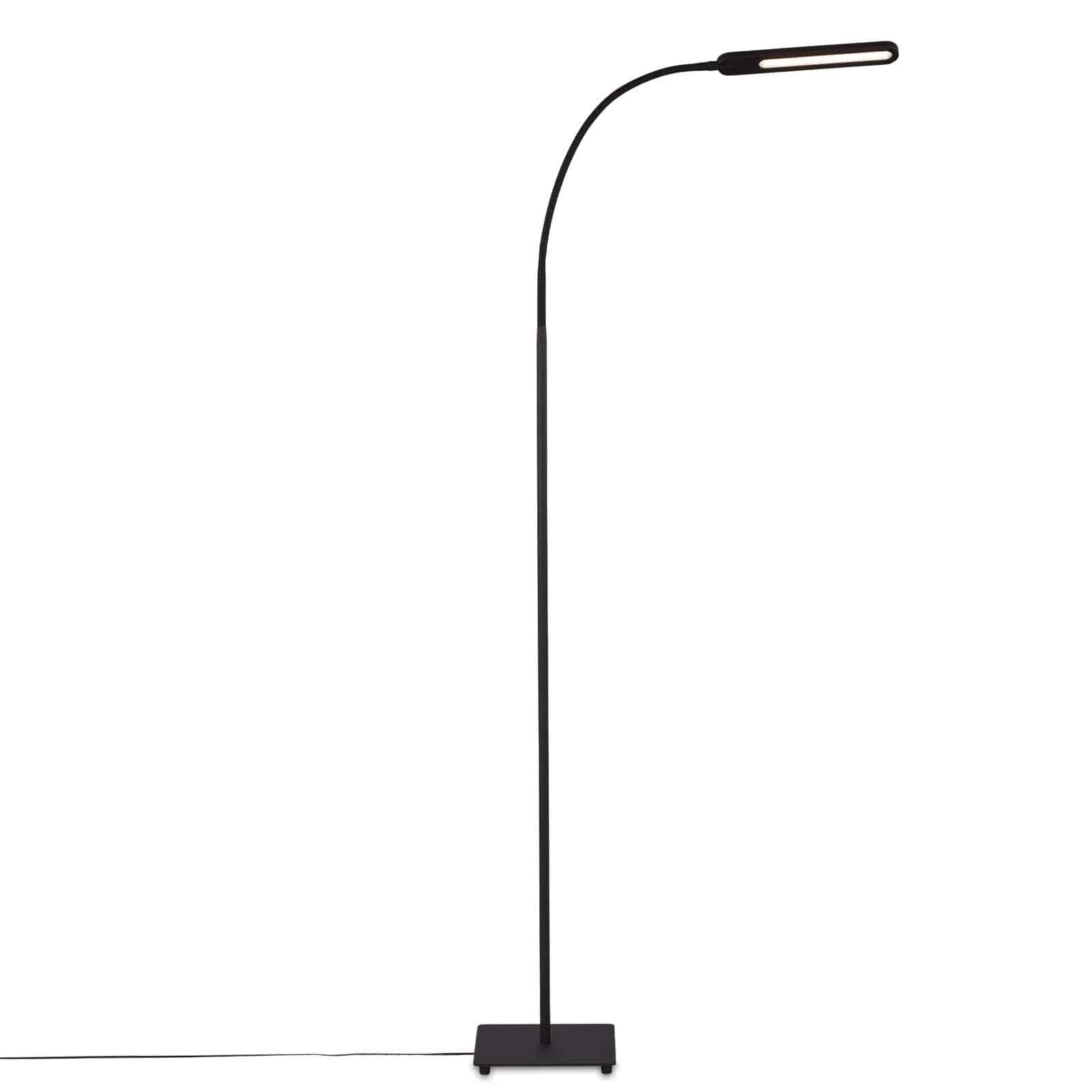 BRILO 1389-015 LED CCT stojací svítidlo s dotykovým vypínačem 183 cm 8W 600lm černá - BRILO