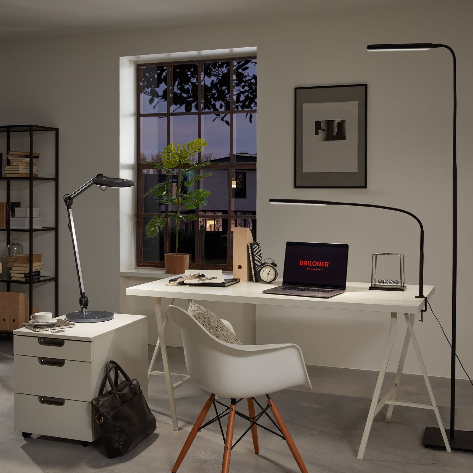 BRILO 1389-015 LED CCT stojací svítidlo s dotykovým vypínačem 183 cm 8W 600lm černá - BRILO (obrázek 5)