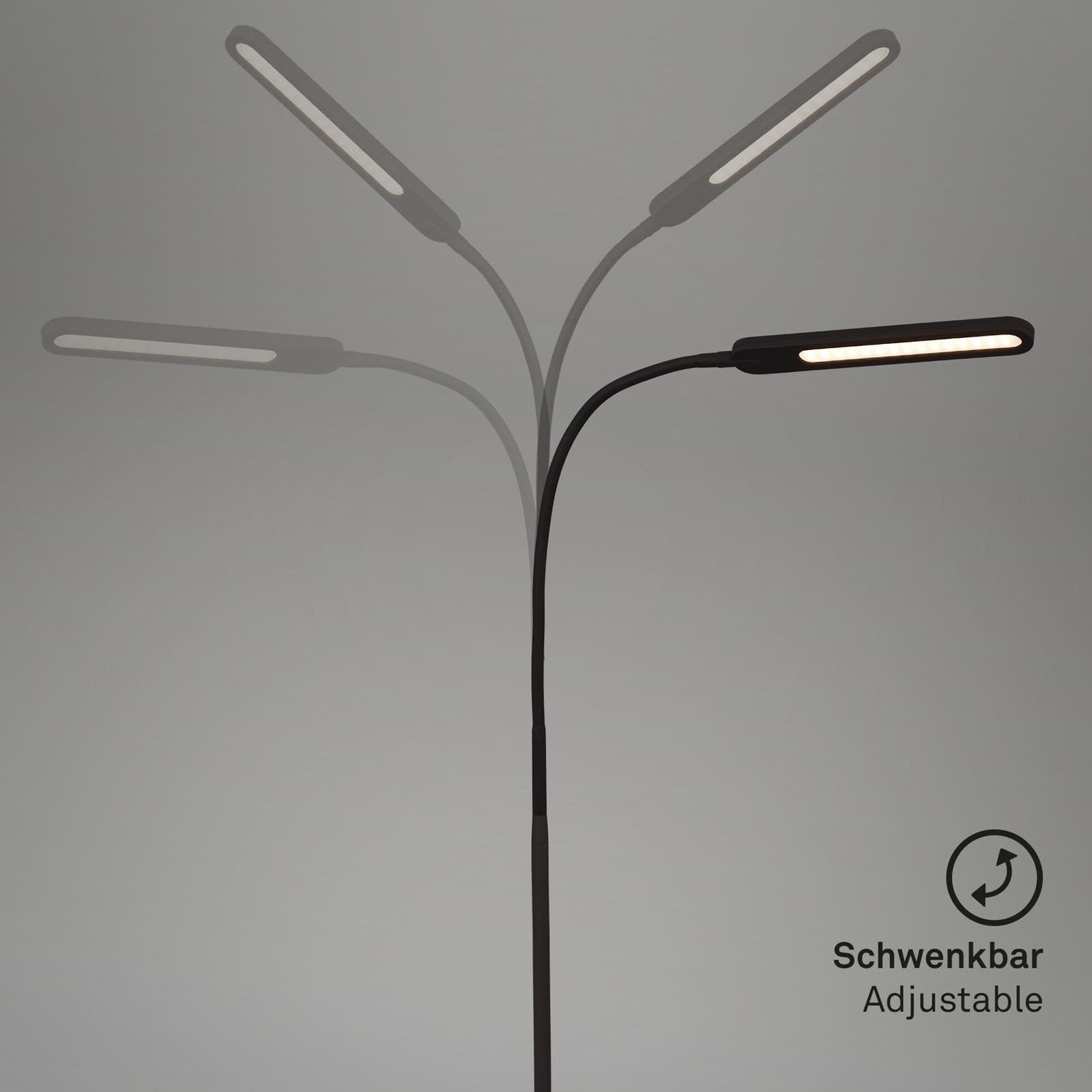 BRILO 1389-015 LED CCT stojací svítidlo s dotykovým vypínačem 183 cm 8W 600lm černá - BRILO (obrázek 8)