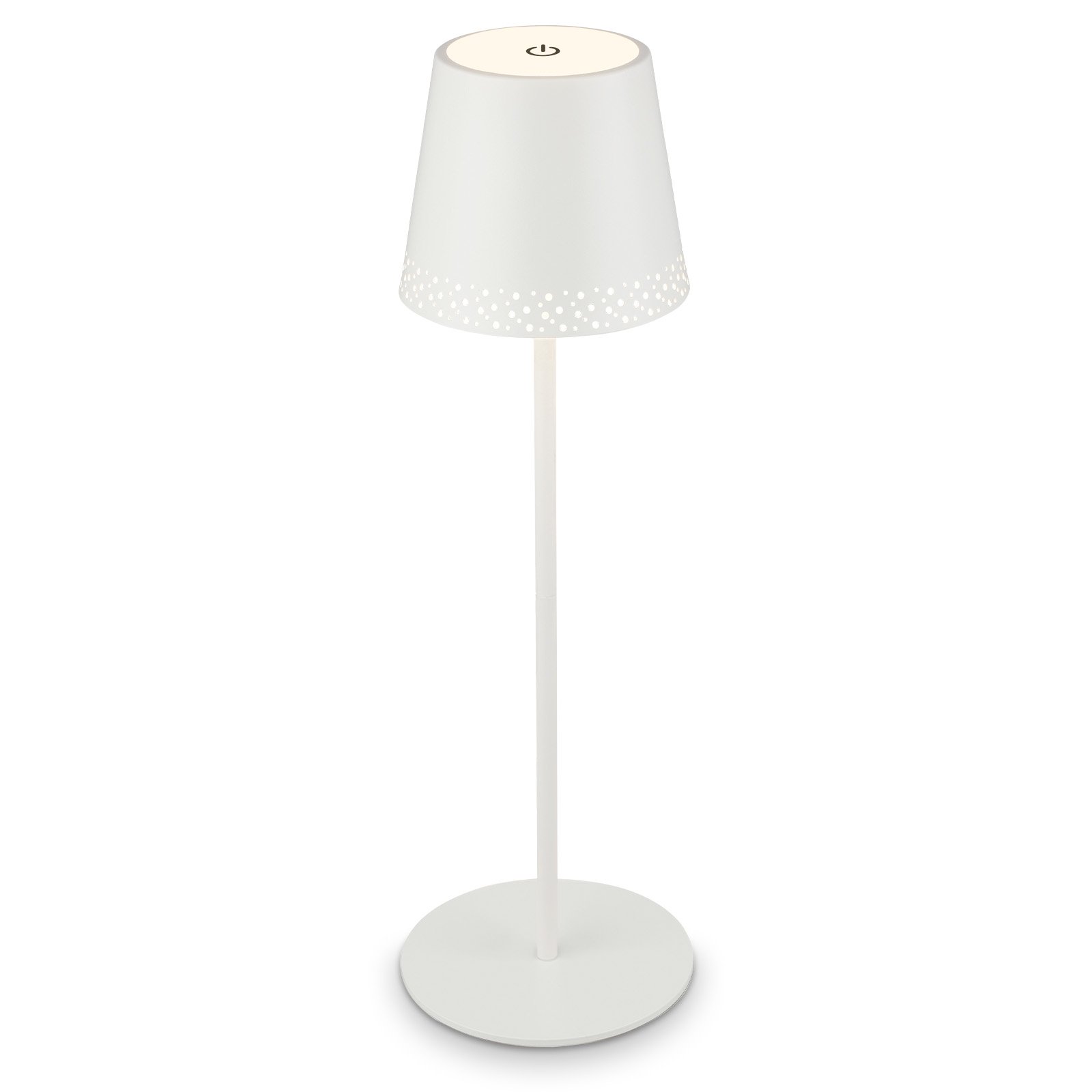 BRILO 7438-016 LED nabíjecí stolní lampa 38 cm 2,6W 280lm bílé - BRILO (obrázek 3)