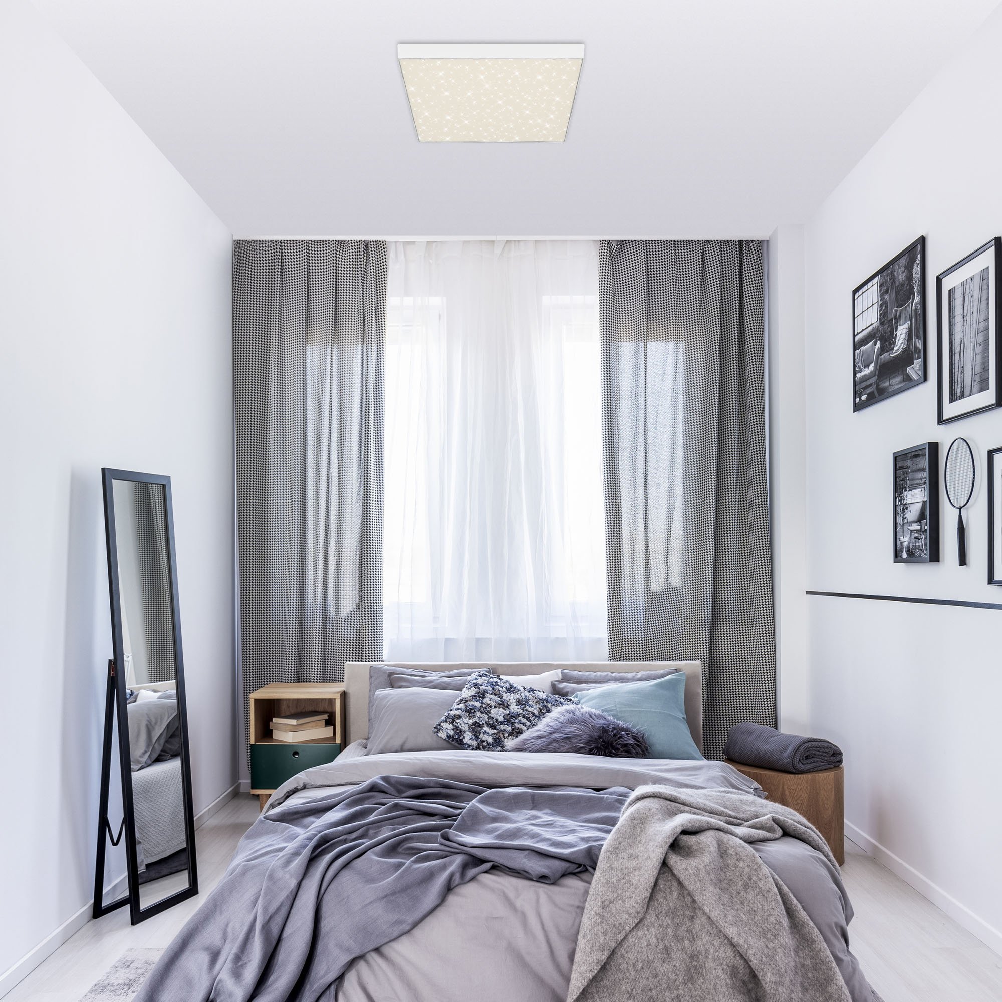 BRI 7078-416 LED stropní svítidlo hvězdné nebe, 28,7 cm, 21 W, bílé - BRILONER (obrázek 4)