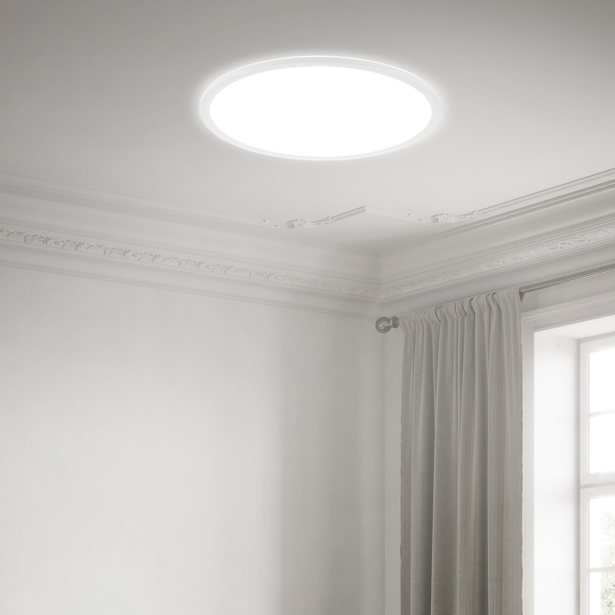 BRILO 3428-016 Slim svítidlo LED panel, pr. 48 cm, 30 W, bílé - BRILO (obrázek 4)
