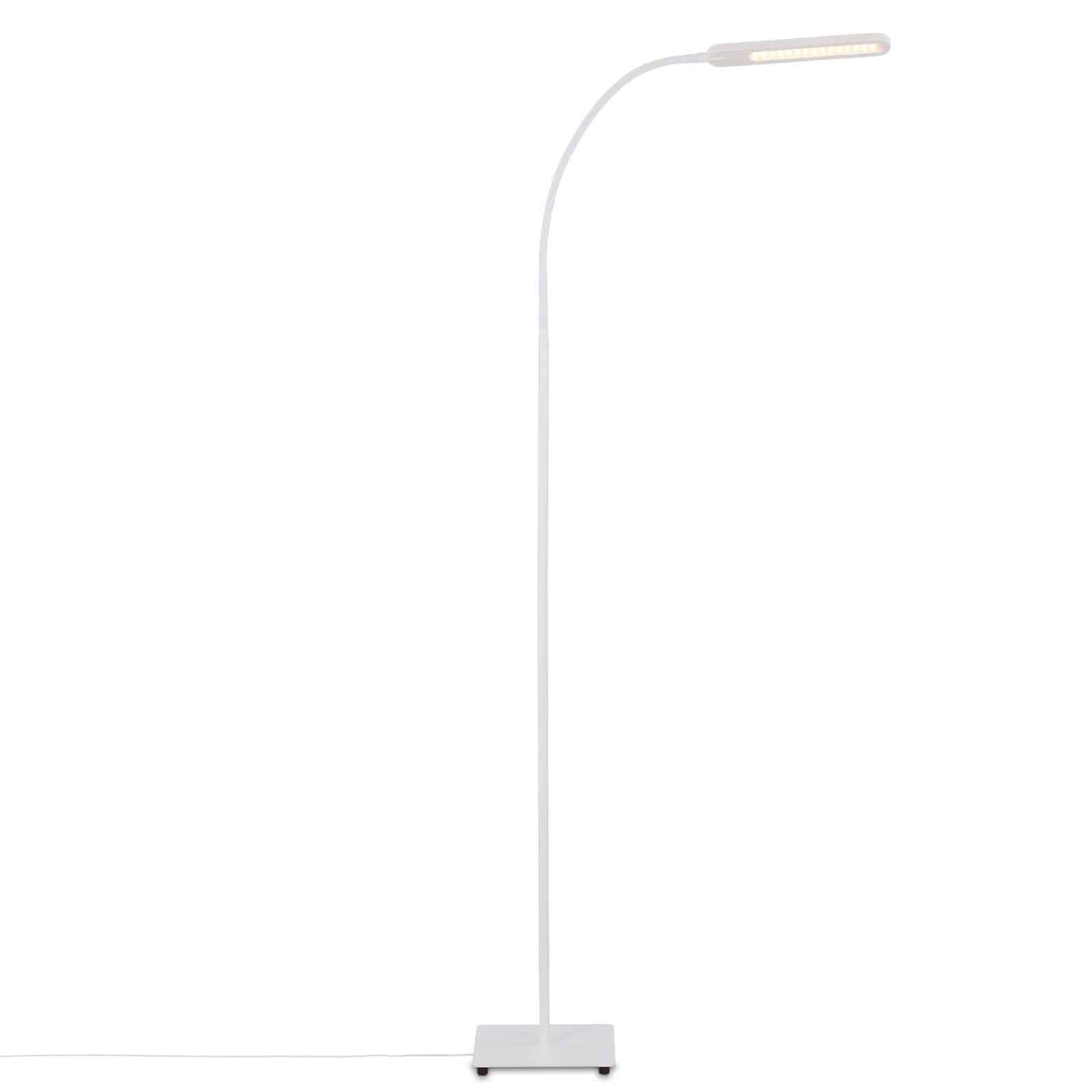 BRILO 1389-016 LED CCT stojací svítidlo s dotykovým vypínačem 183 cm 6,5W 600lm bílé - BRILO