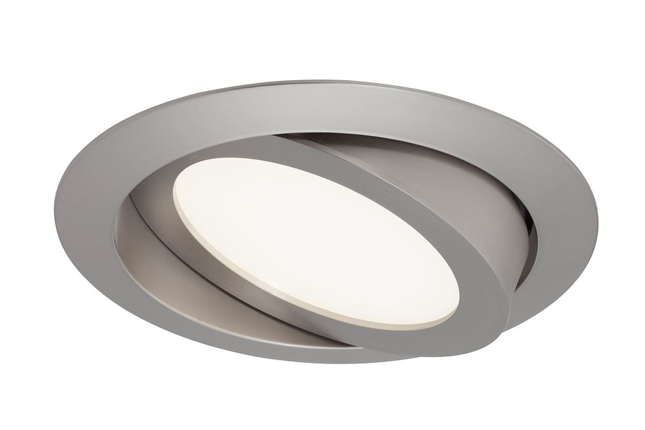 BRI 7285-032 3ks sada LED vestavné svítidlo, pr. 14 cm, 8 W, matný nikl - BRILONER