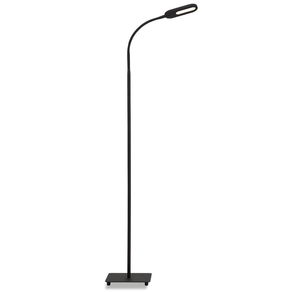 BRILO 1297-015 LED CCT stojací svítidlo s dotykovým vypínačem 128 cm 6,6W 600lm černá - BRILO