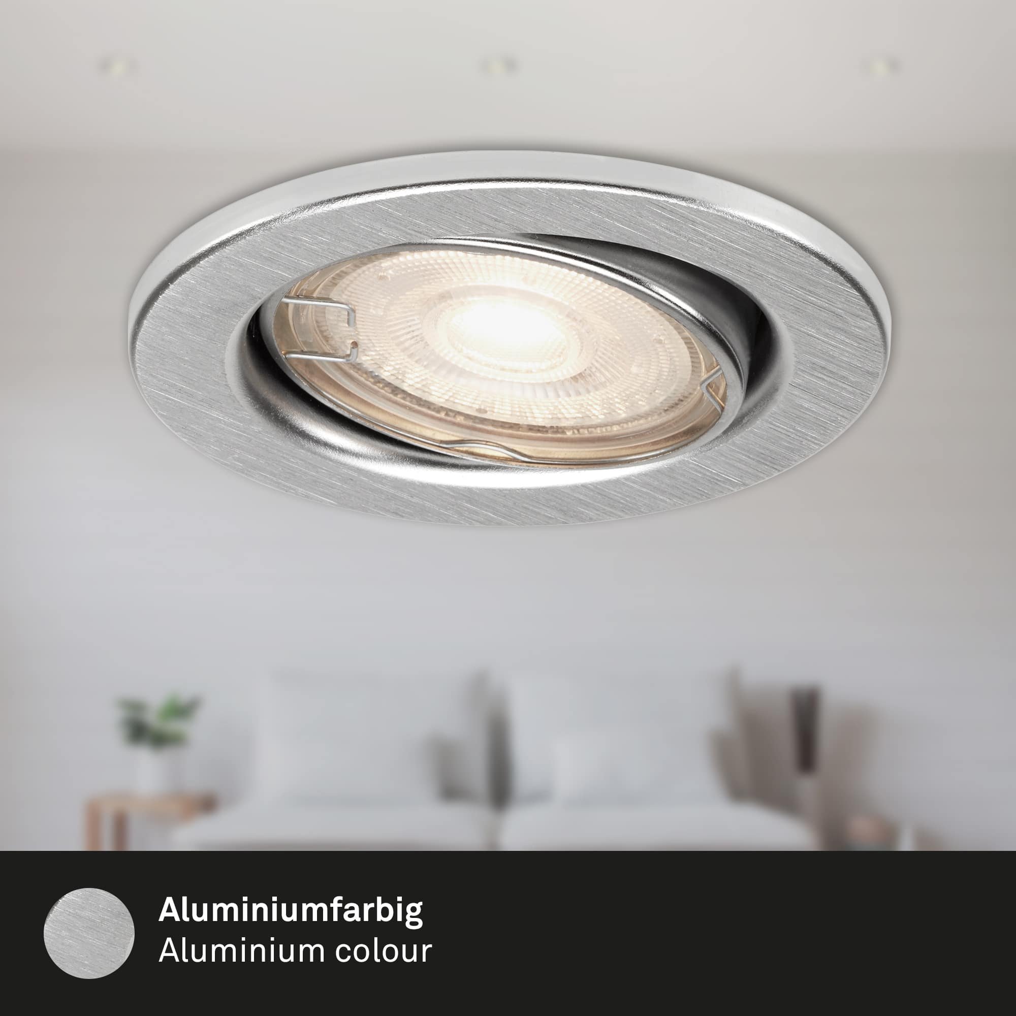 BRI 7147-039 3ks LED vestavné svítidlo, pr. 8,6 cm, 5 W, hliník - BRILONER (obrázek 7)