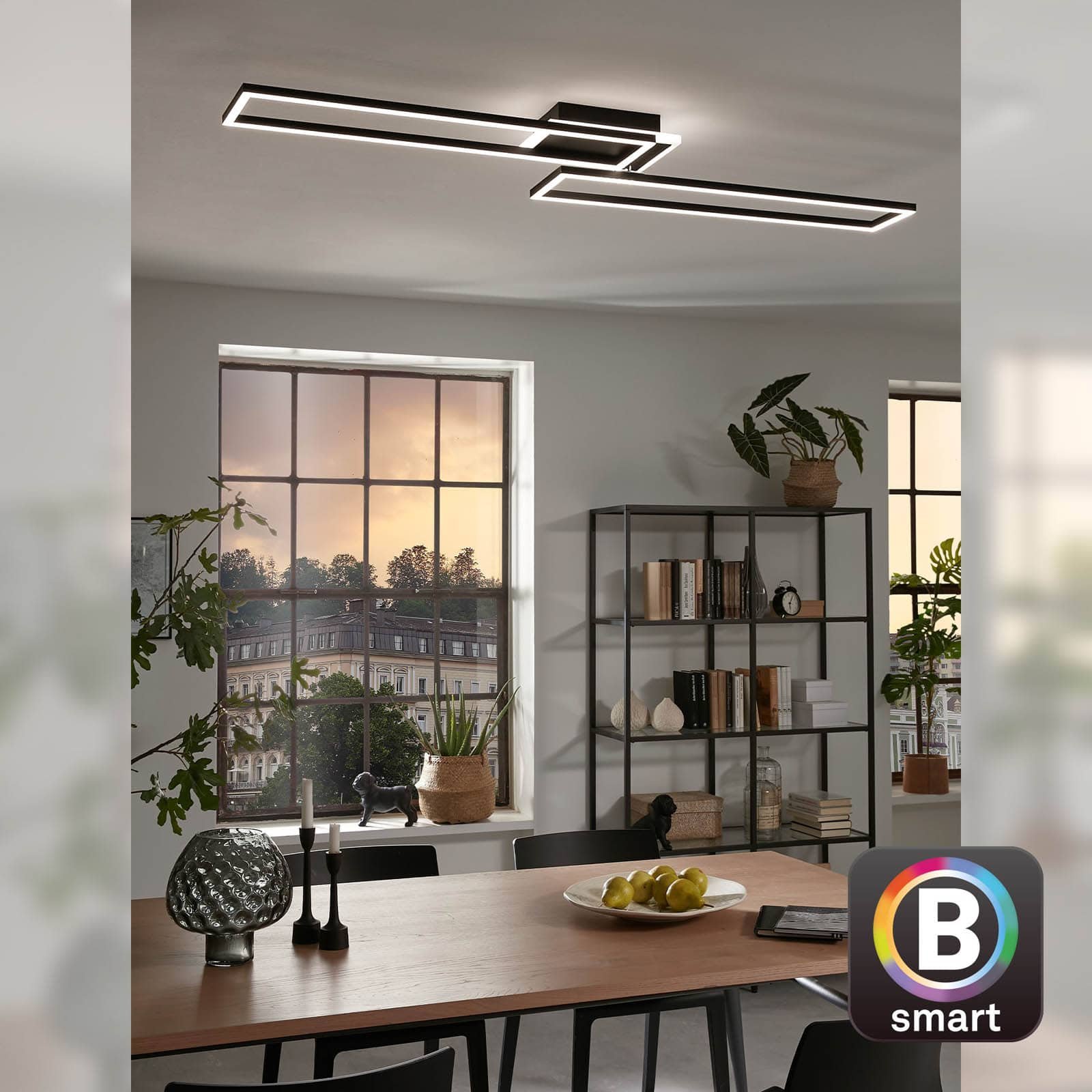 BRILO 3538-015 LED stropní svítidlo, 110 cm, 40 W, 5200 lm, černá - BRILO (obrázek 7)