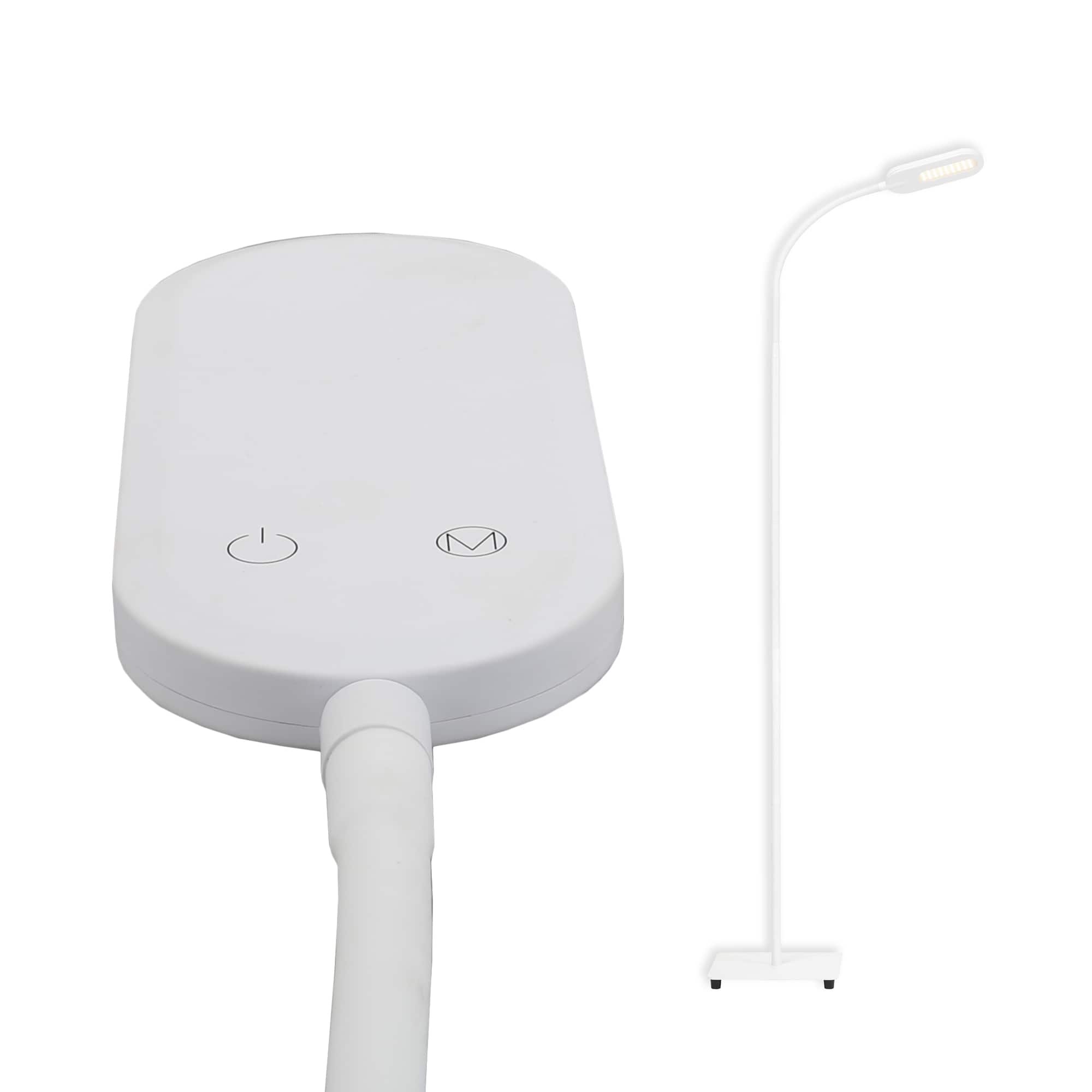 BRILO 1297-016 LED CCT stojací svítidlo s dotykovým vypínačem 128 cm 6,6W 600lm bílé - BRILO (obrázek 5)