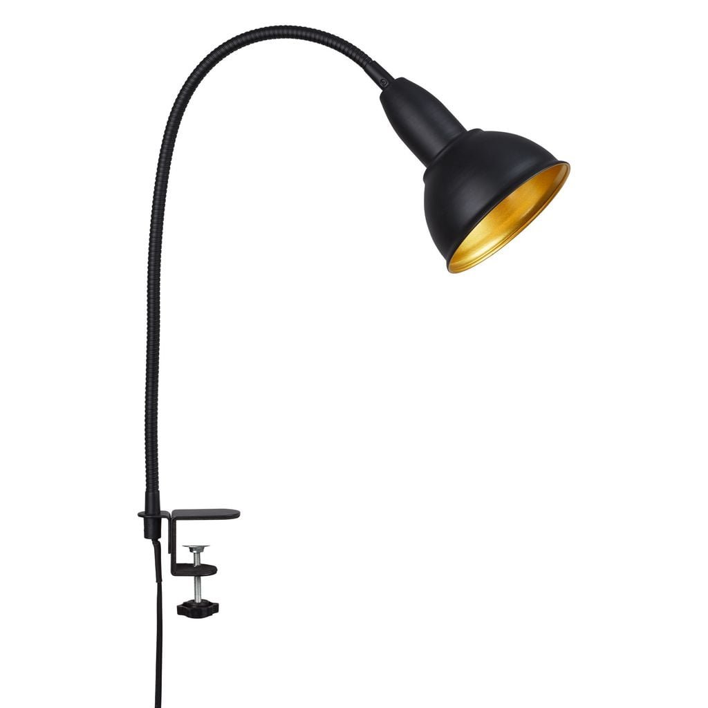 BRI 2603015 Svítidlo se svorkou pr. 11,4 cm 1x E14 25W černá (starý kód: BRI 2603-015) - BRILONER