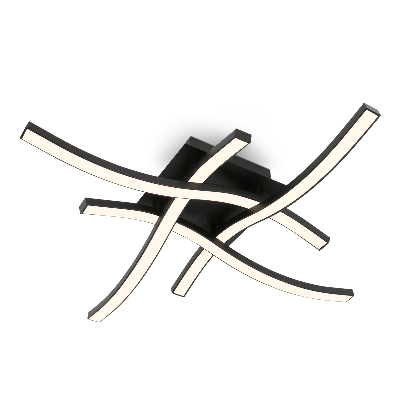 BRILO 3677-045 LED nástěnné a stropní svítidlo, 47,5 cm, 14,4 W, 350 lm, černá - BRILO (obrázek 3)