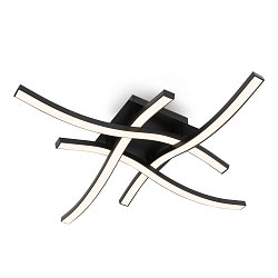 Obrázek pro produkt LED nástěnné a stropní svítidlo, 47,5 cm, 14,4 W, 350 lm, černá (starý kód: BRILO 3677-045) - BRILO