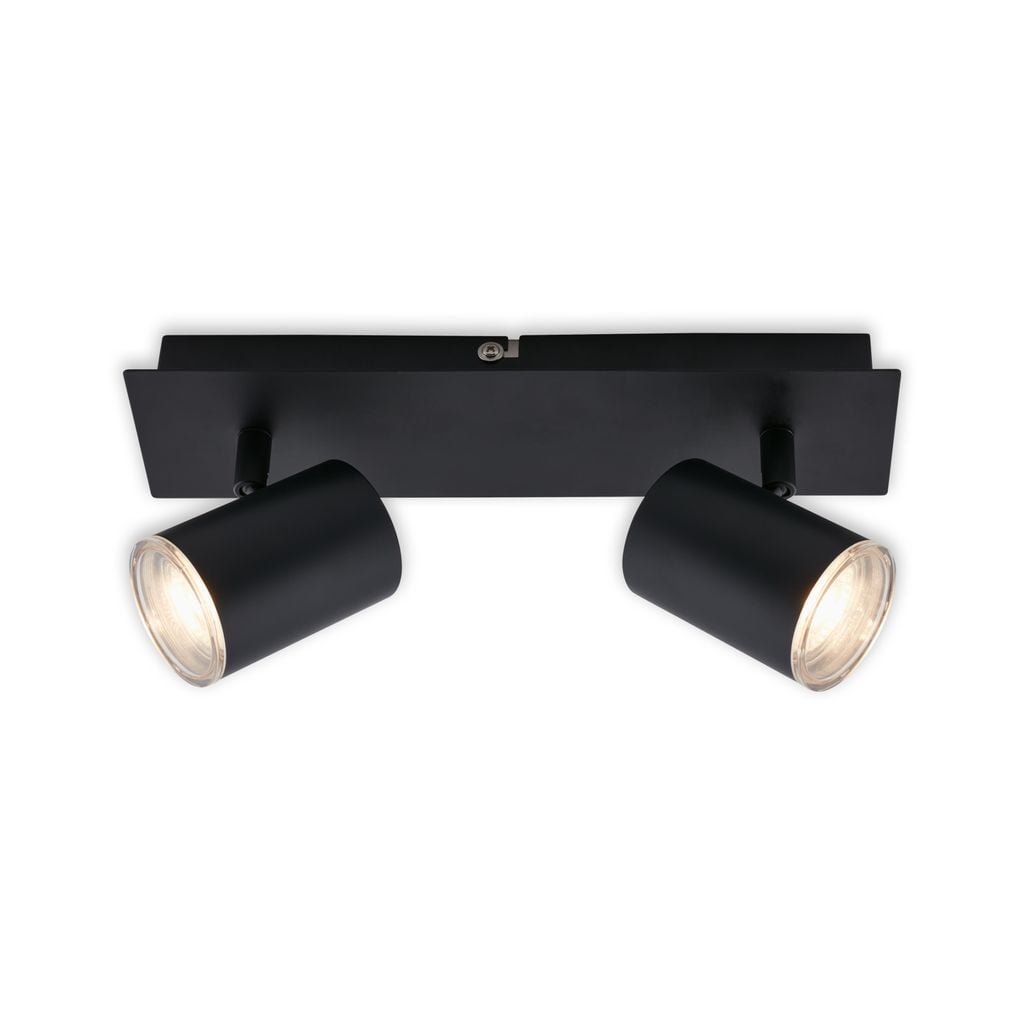 BRI 2731-025 LED bodové svítidlo 29 cm 2xGU10 max. 5W černá - BRILONER