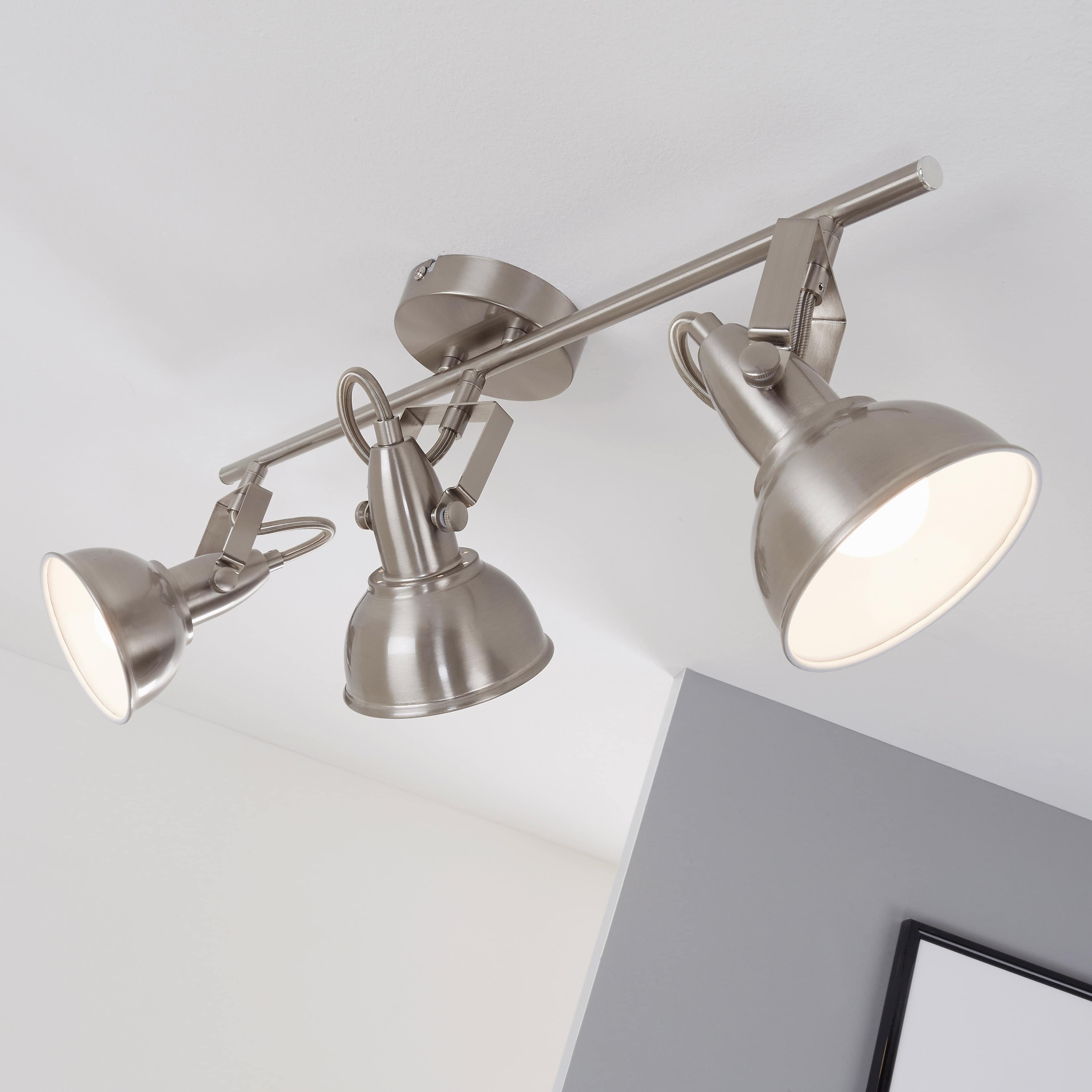 BRILO 2049-032 Bodové svítidlo 55,4 cm 3xE14 40W satén-bílé - BRILO (obrázek 4)