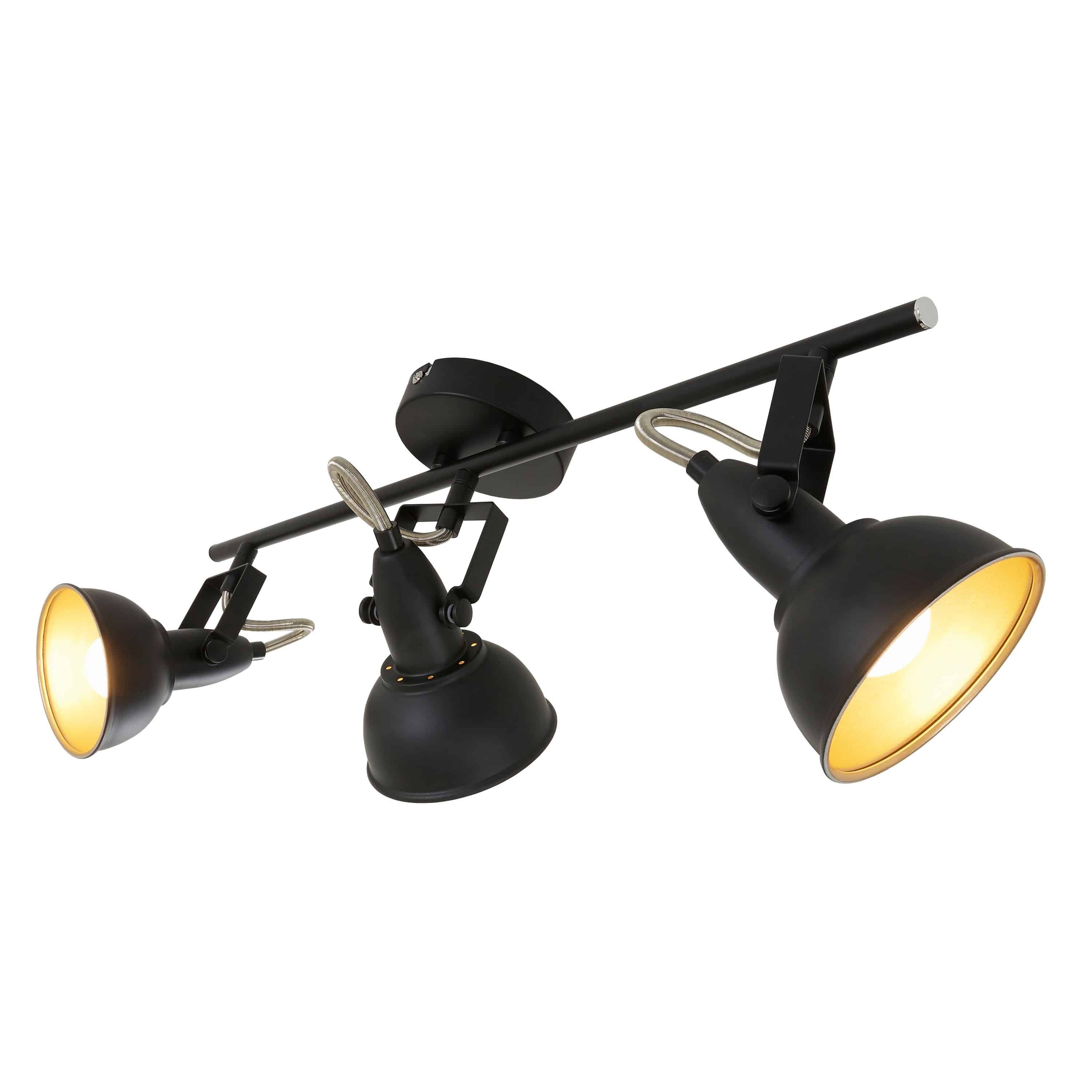 BRILO 2049-035 Bodové svítidlo 55,4 cm 3x E14 40W černá - BRILO