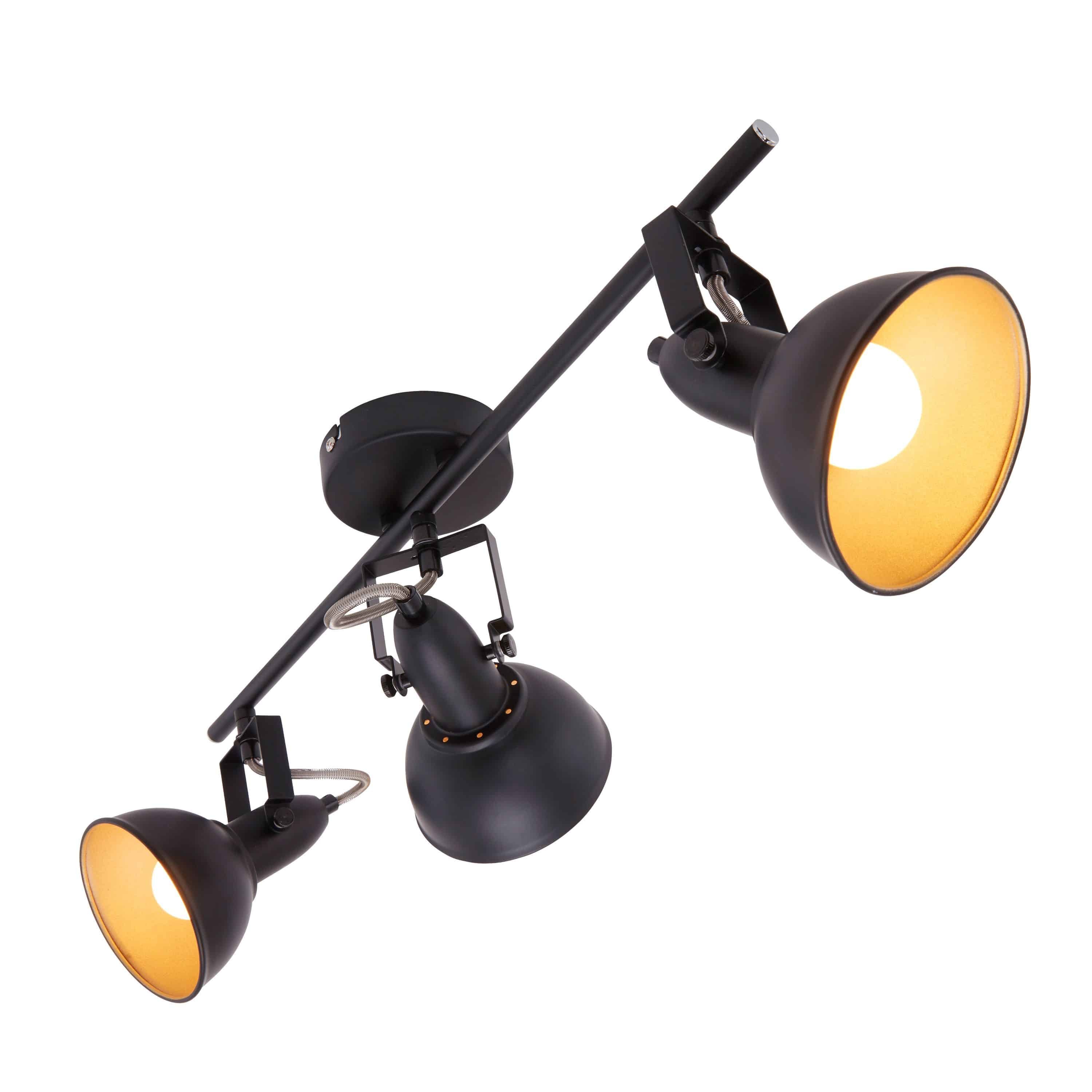 BRILO 2049-035 Bodové svítidlo 55,4 cm 3x E14 40W černá - BRILO (obrázek 3)