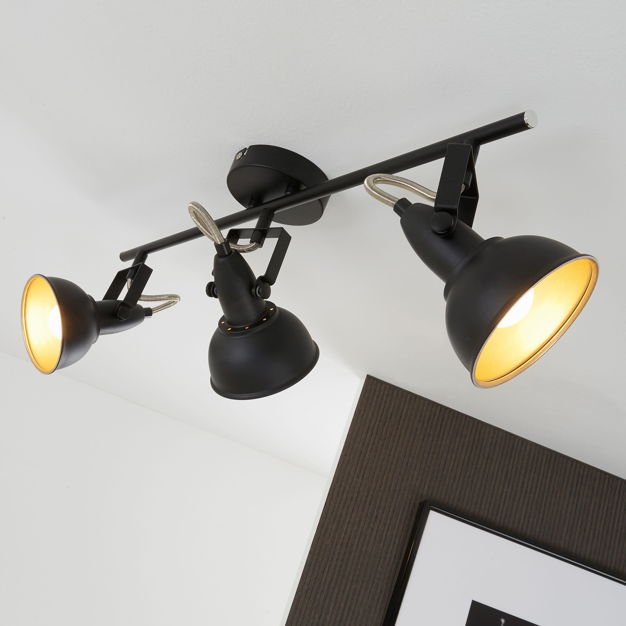 BRILO 2049-035 Bodové svítidlo 55,4 cm 3x E14 40W černá - BRILO (obrázek 4)