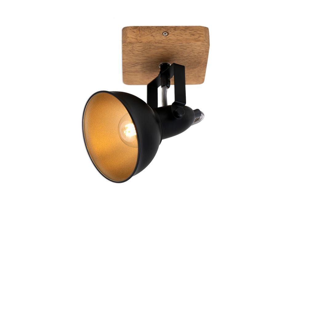 BRI 2901-015 Bodové svítidlo 15,7 cm 1x E14 25W černá - BRILONER