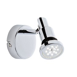 Obrázek pro produkt LED bodové svítidlo pr. 8 cm 1xGU10 4,8W 400lm chrom (starý kód: BRI 2992-018) - BRILONER
