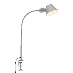 Obrázek pro produkt Svítidlo se svorkou, pr.14 cm, E27, matný chrom - BRILO