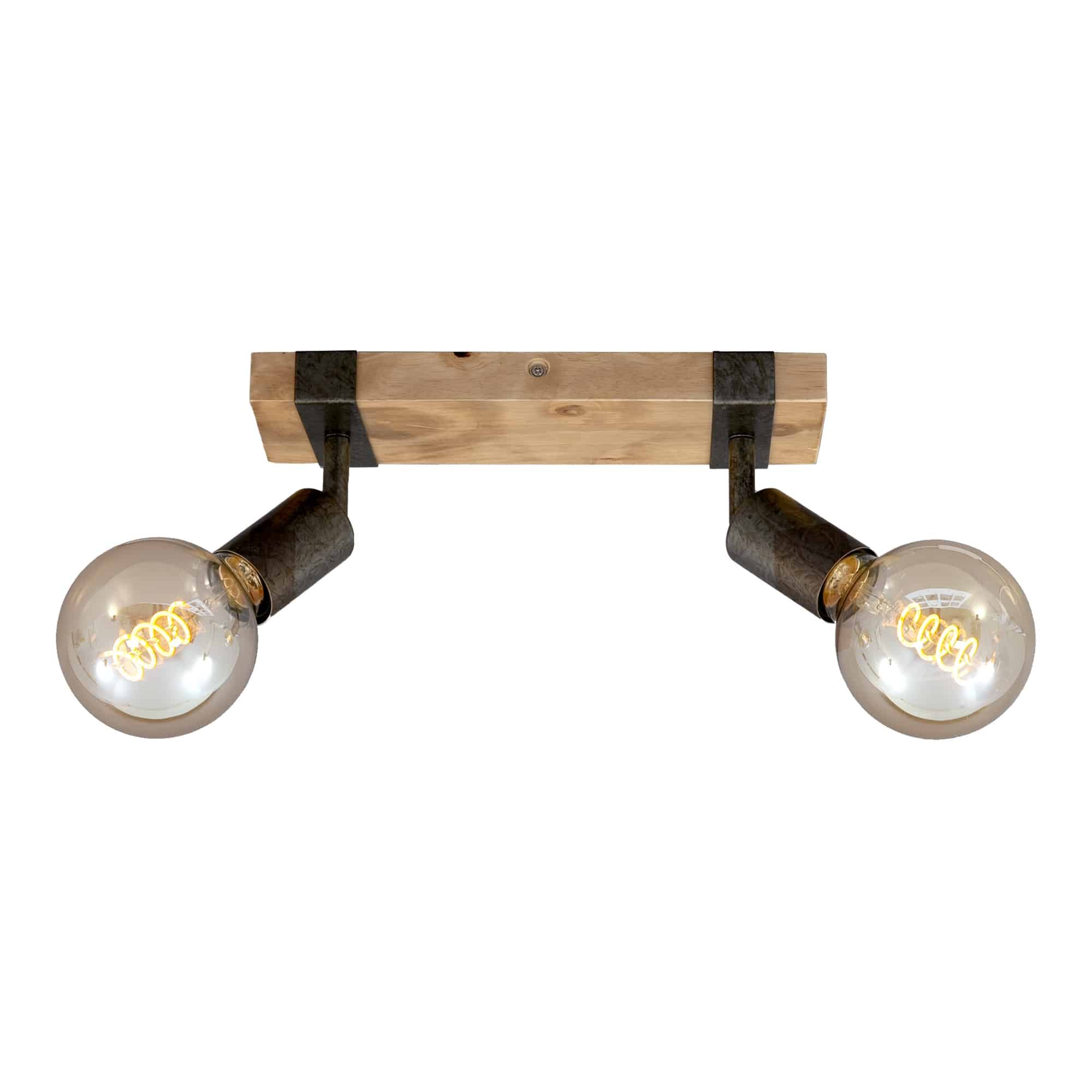 BRILO 2900-021 Bodové svítidlo 28 cm 2x E27 25W šedá - BRILO