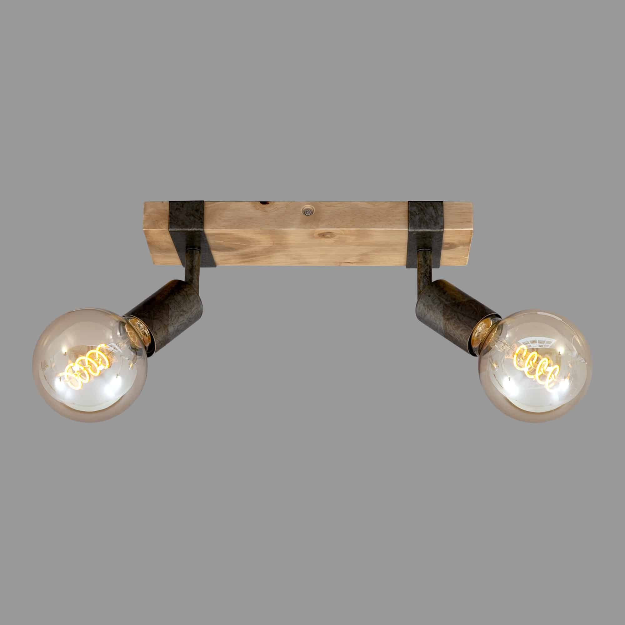 BRILO 2900-021 Bodové svítidlo 28 cm 2x E27 25W šedá - BRILO (obrázek 4)