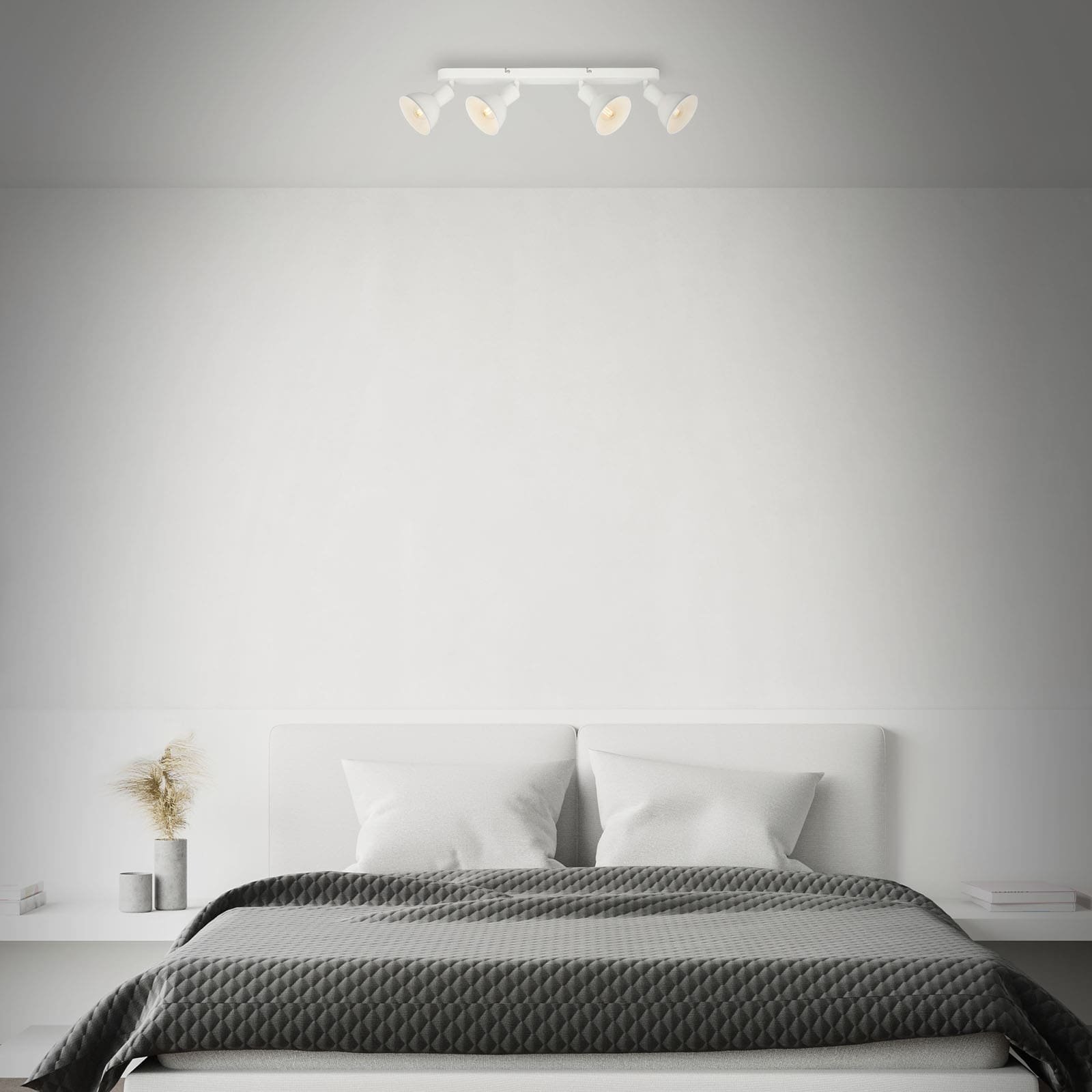 BRILO 2674-046 Bodové svítidlo 55 cm 4x E14 max. 25W bílé - BRILO (obrázek 3)