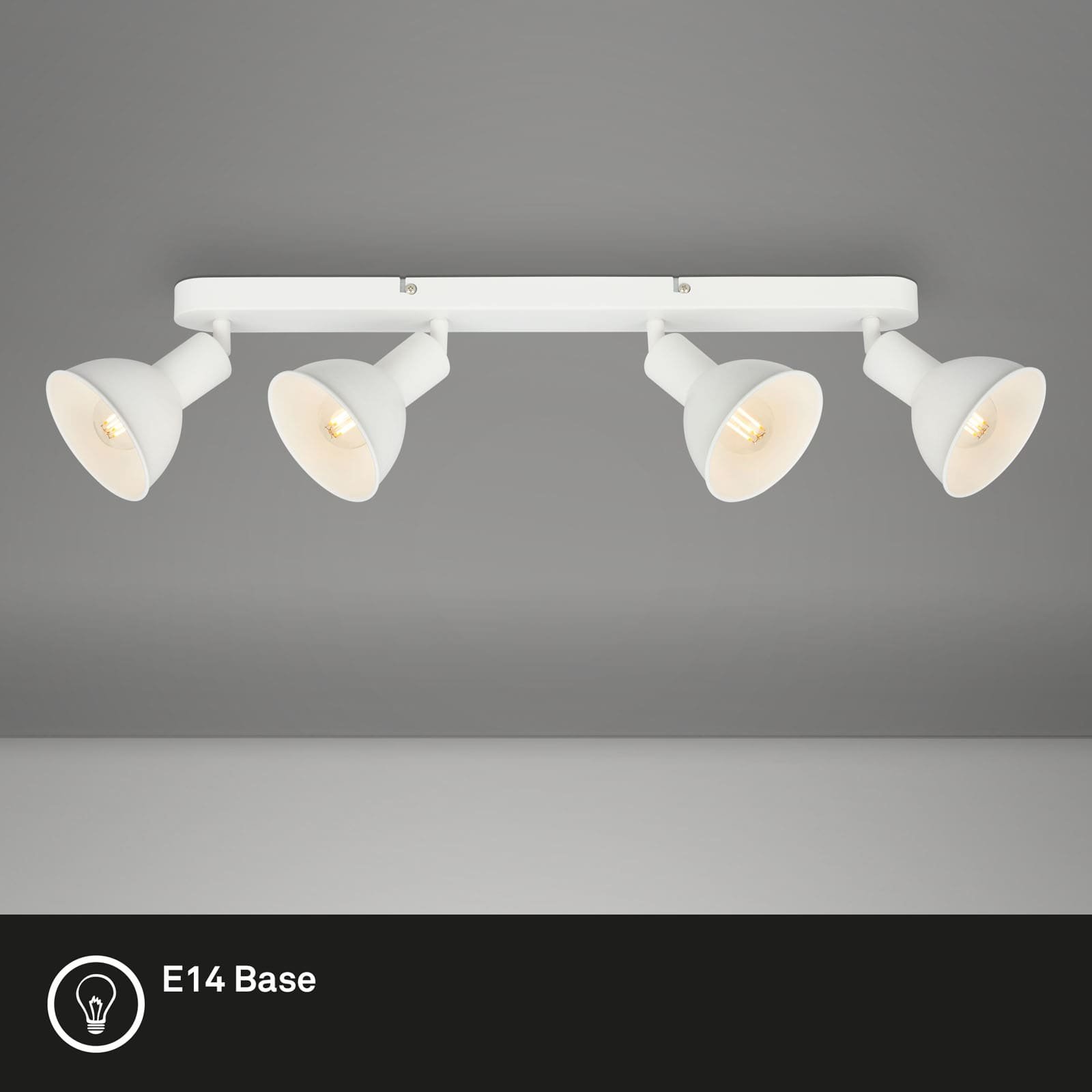 BRILO 2674-046 Bodové svítidlo 55 cm 4x E14 max. 25W bílé - BRILO (obrázek 4)