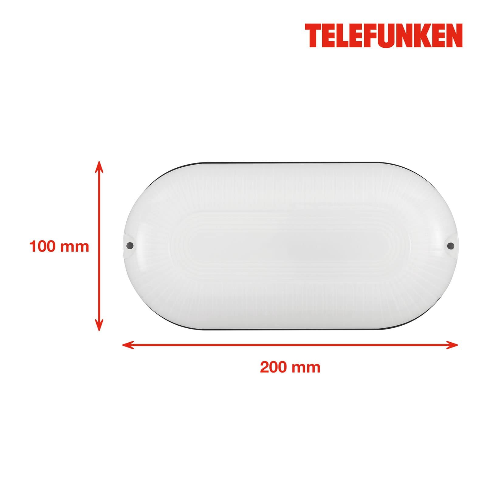 TF 205205TF TELEFUNKEN LED skříňkové svítidlo 20 cm 15W 1500lm černá - BRILONER (obrázek 5)