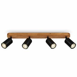 Obrázek pro produkt Bodové svítidlo 55 cm 4xGU10 max. 9W černá - BRILO