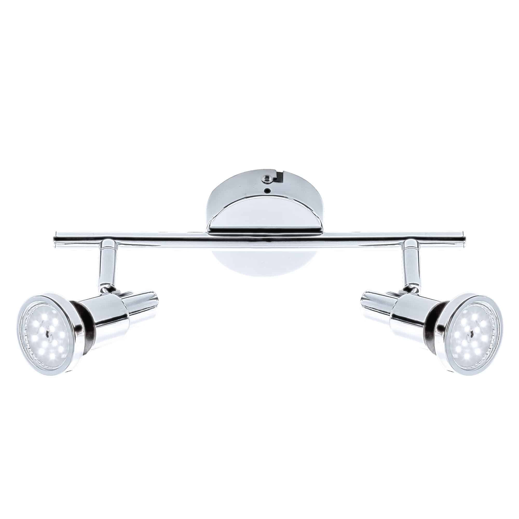 BRI 2992-028 LED bodové svítidlo 27,5 cm 2xGU10 9,6W 800lm chrom - BRILONER