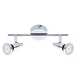 Obrázek pro produkt LED bodové svítidlo 27,5 cm 2xGU10 9,6W 800lm chrom (starý kód: BRI 2992-028) - BRILONER