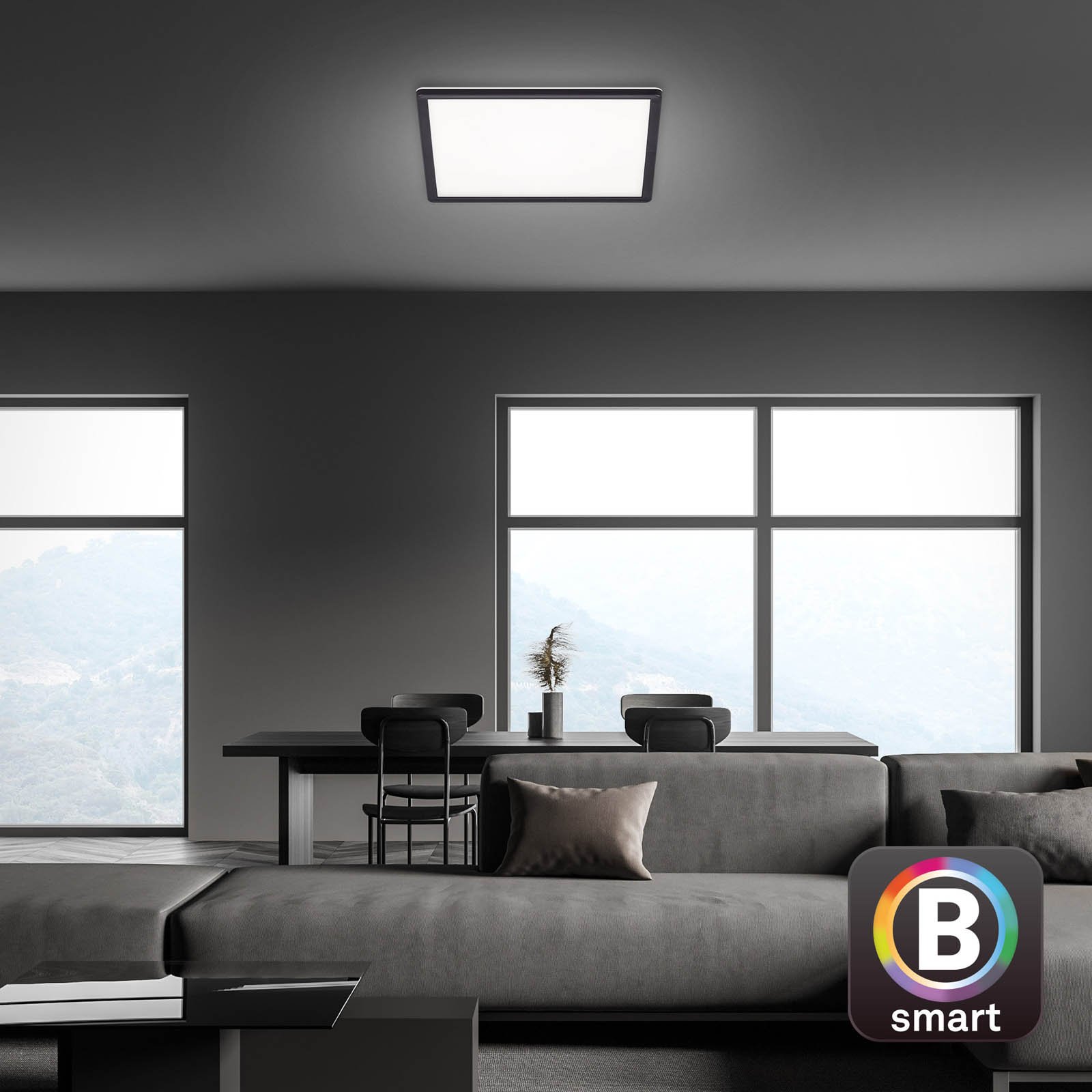 BRILO 7060-015 CCT svítidlo LED panel, 42 cm, 22 W, 3000 lm, černá - BRILO (obrázek 6)