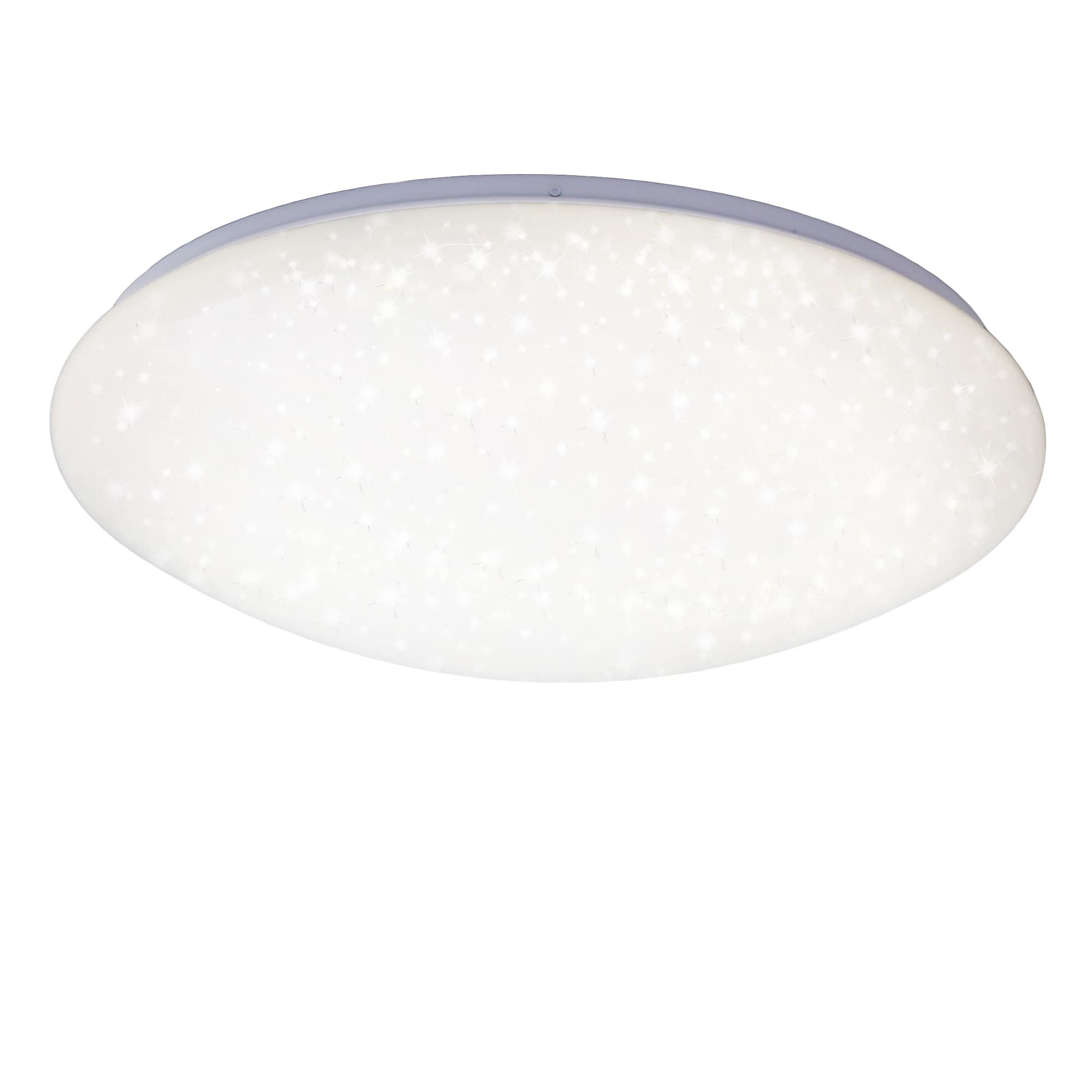 BRILO 3226-016 LED stropní svítidlo hvězdné nebe, pr. 48 cm, 24 W, bílé - BRILO