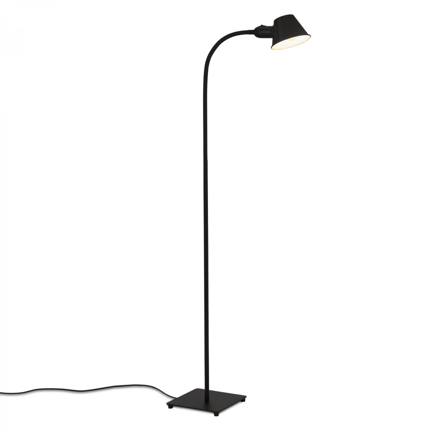 Levně BRILO 1407-015 Stojací svítidlo 152 cm 1x E27 10W černá - BRILO